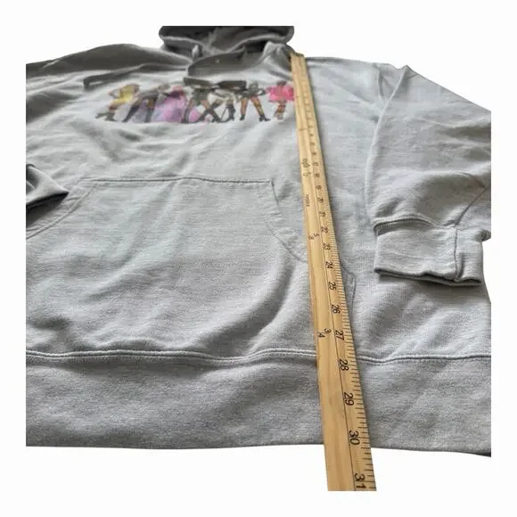 Taylor Swift Hoodie Sweatshirt Womens XL Gray Eras Tour Merch Oversized Lounge - Picture 4 of 9